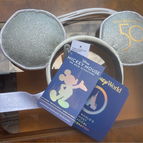 DISNEY PARKS MICKEY MOUSE MAIN ATTRACTION EARS  SERIES 1/ 12  SPACE MOUNTAIN NWT - Picture 2 of 3